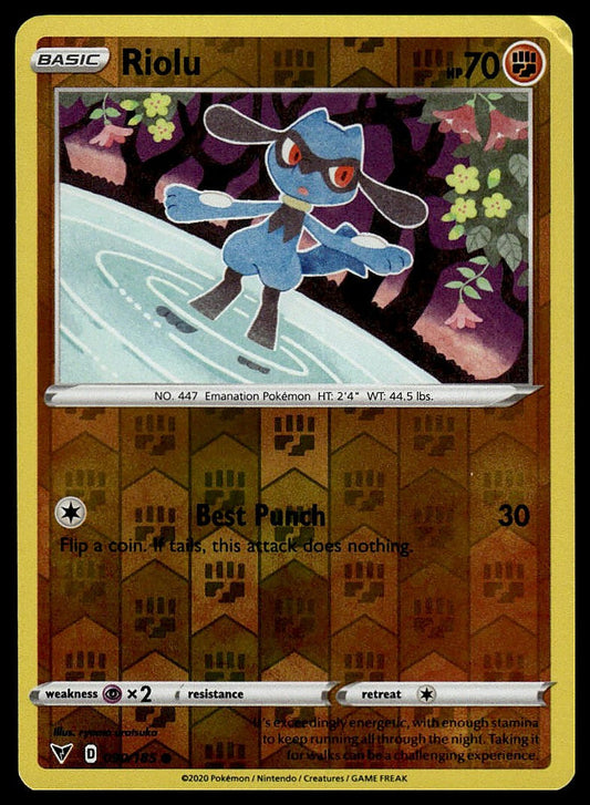 Pokémon – Riolu 090/185 – Vivid Voltage – Reverse Holo – front