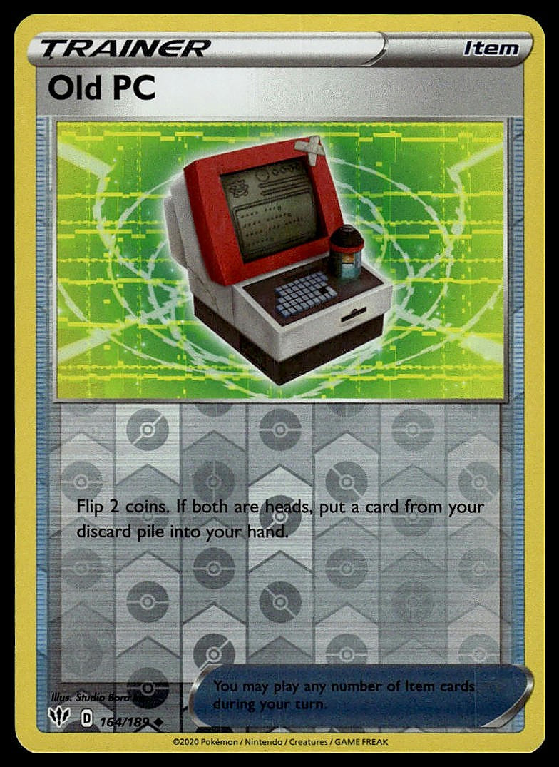 Pokémon – Old PC 164/189 – Darkness Ablaze – Reverse Holo – front