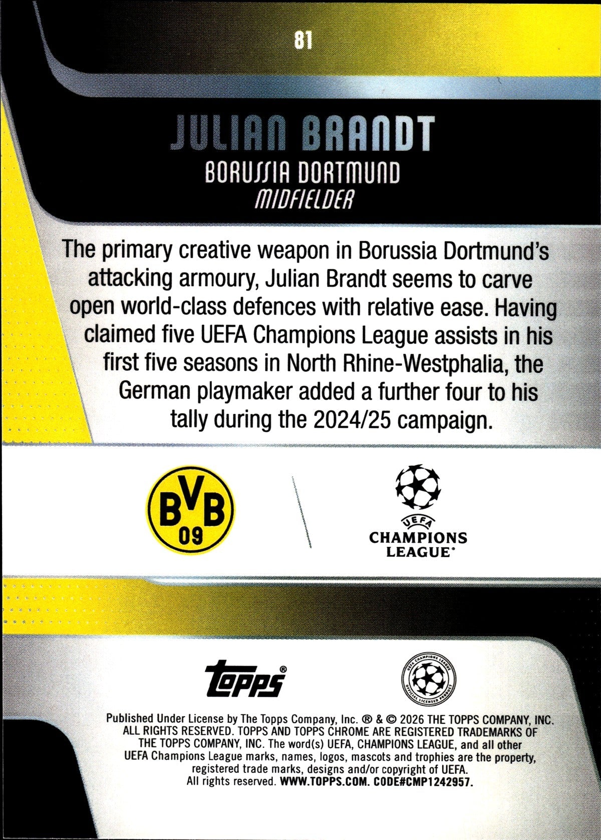 TCUCC26-081-julian-brandt back