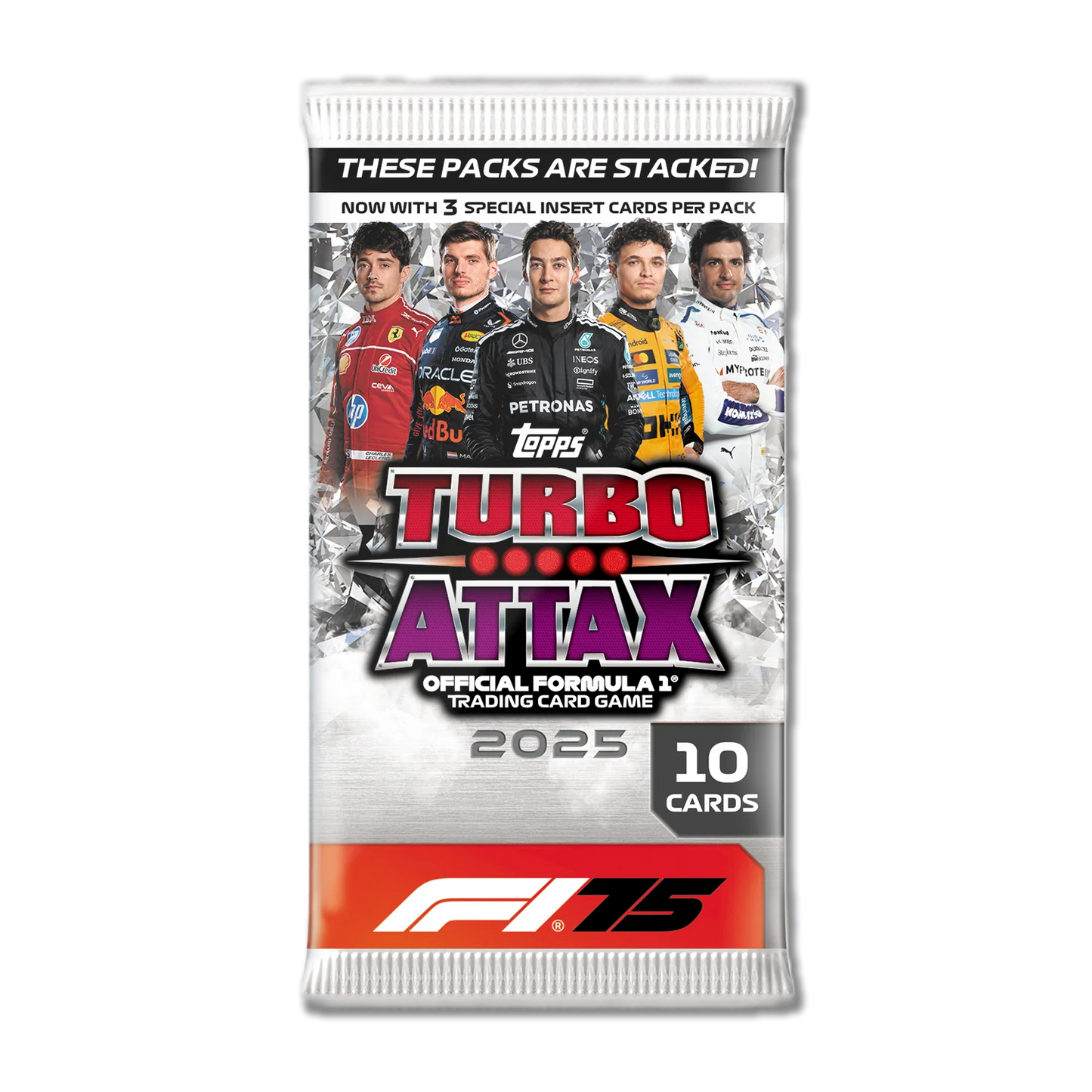 Topps Turbo Attax Formula 1® 2025 - Packet (10 cards per packet)