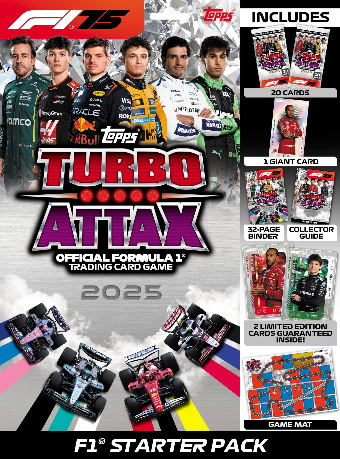 Topps Turbo Attax Formula 1® 2025 - Standard Starter Pack