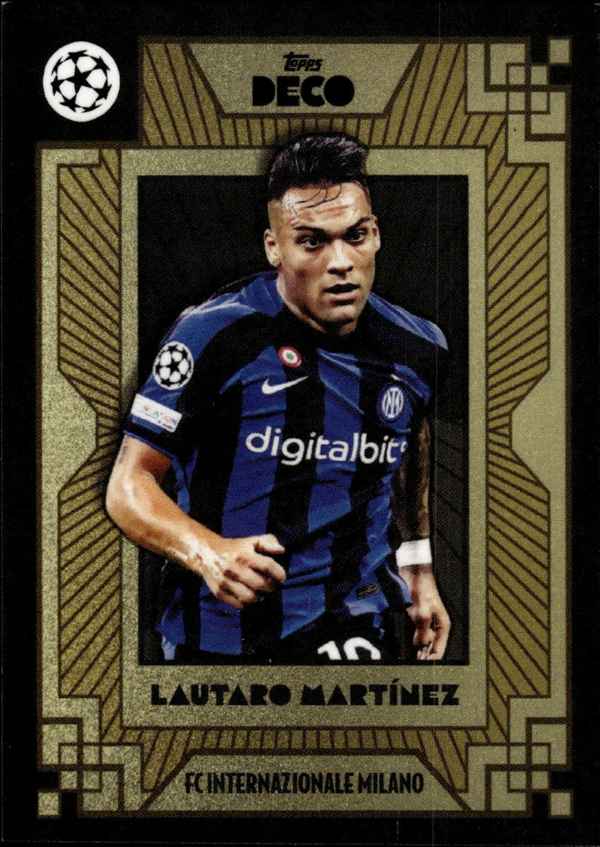 Lautaro Martínez – Inter · 2022-23 Topps Deco UEFA Club Competitions – front