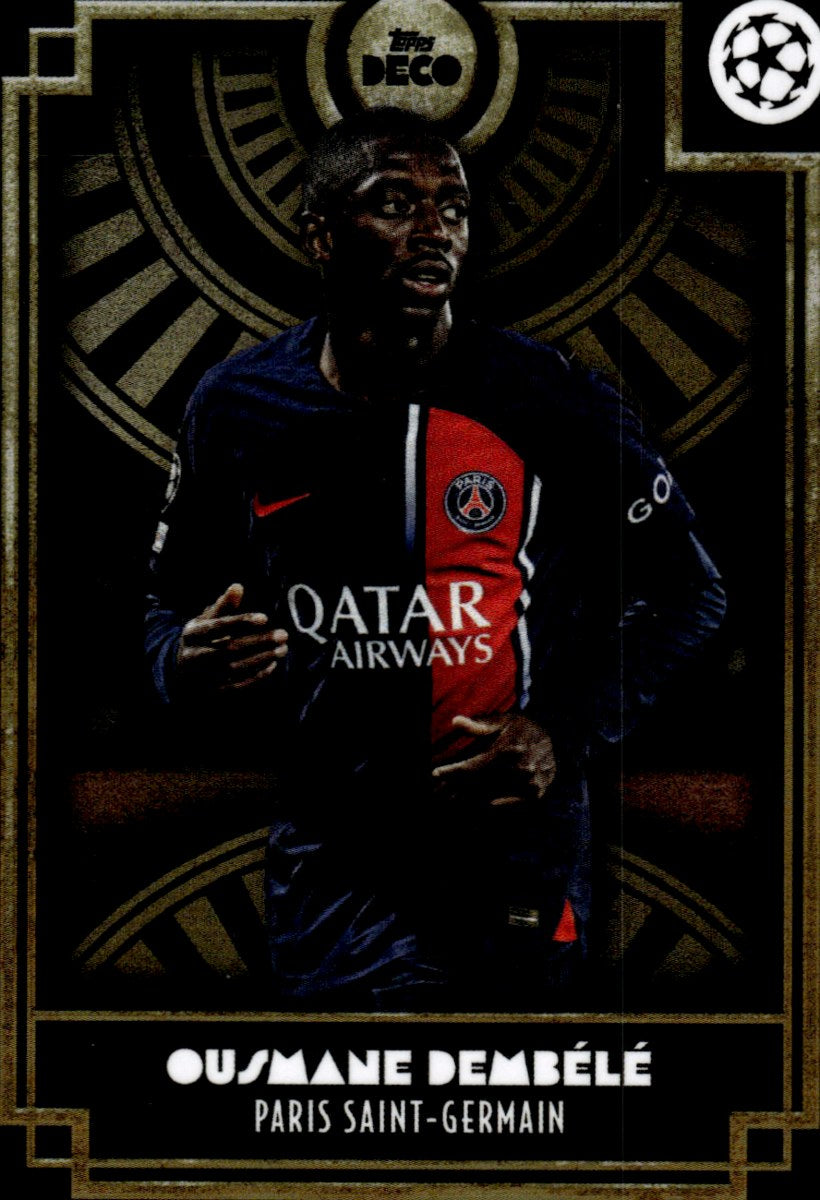 Ousmane Dembélé – Paris Saint-Germain · 2023-24 Topps Deco UEFA Club Competitions – front