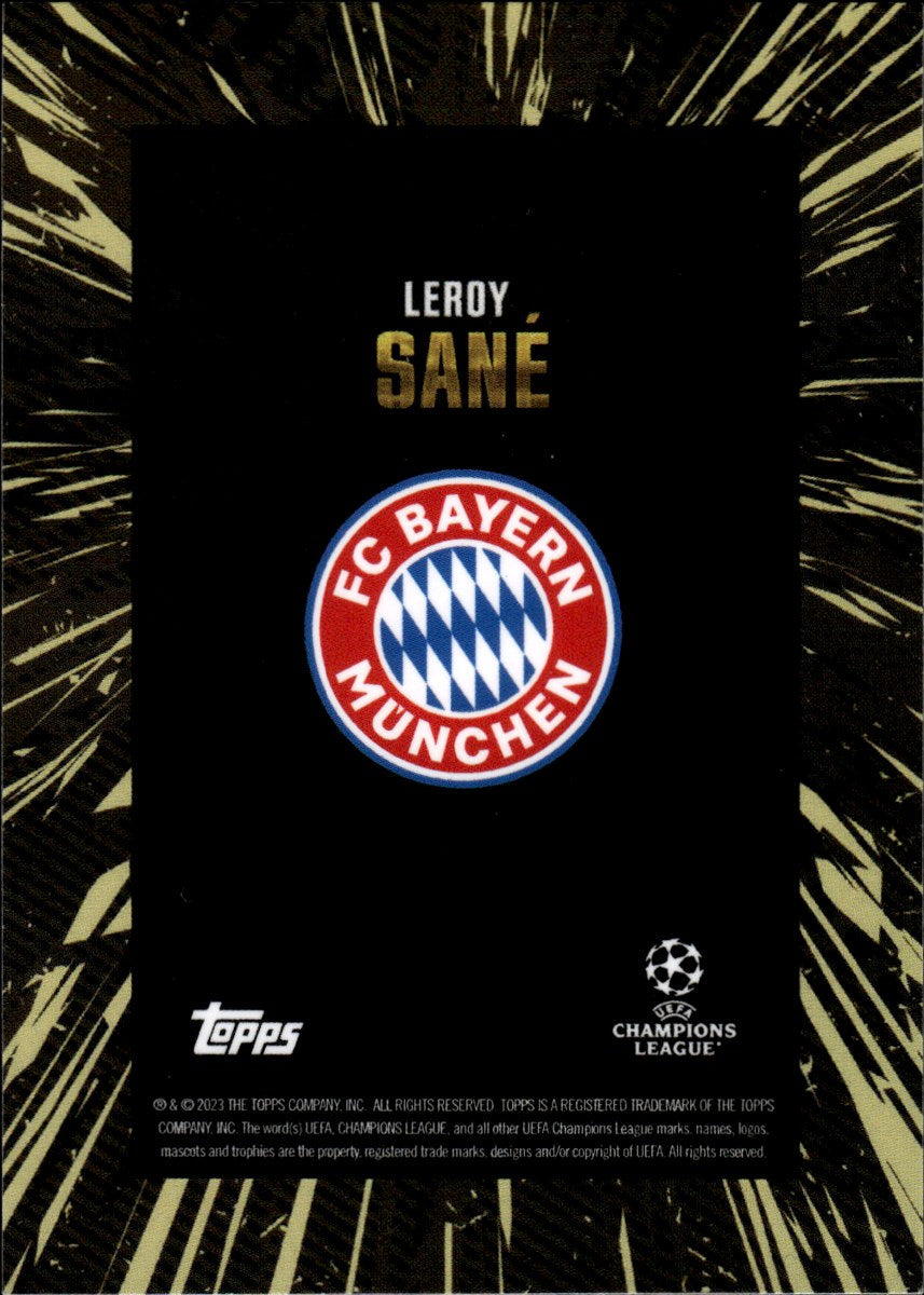 Leroy Sané – FC Bayern München · 2023-24 Topps x Whip UEFA Champions League – back