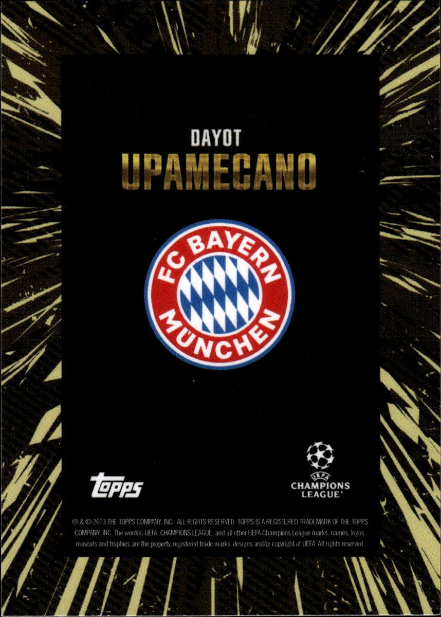 Dayot Upamecano – FC Bayern München · 2023-24 Topps x Whip UEFA Champions League – back