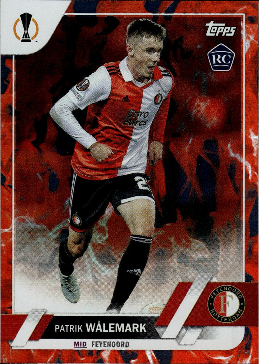Patrik Wålemark – Feyenoord · 2022-23 Topps UEFA Club Competitions #182 RC – front