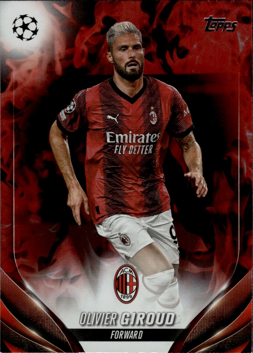 Olivier Giroud – AC Milan · 2023-24 Topps UEFA Club Competitions #43 – front