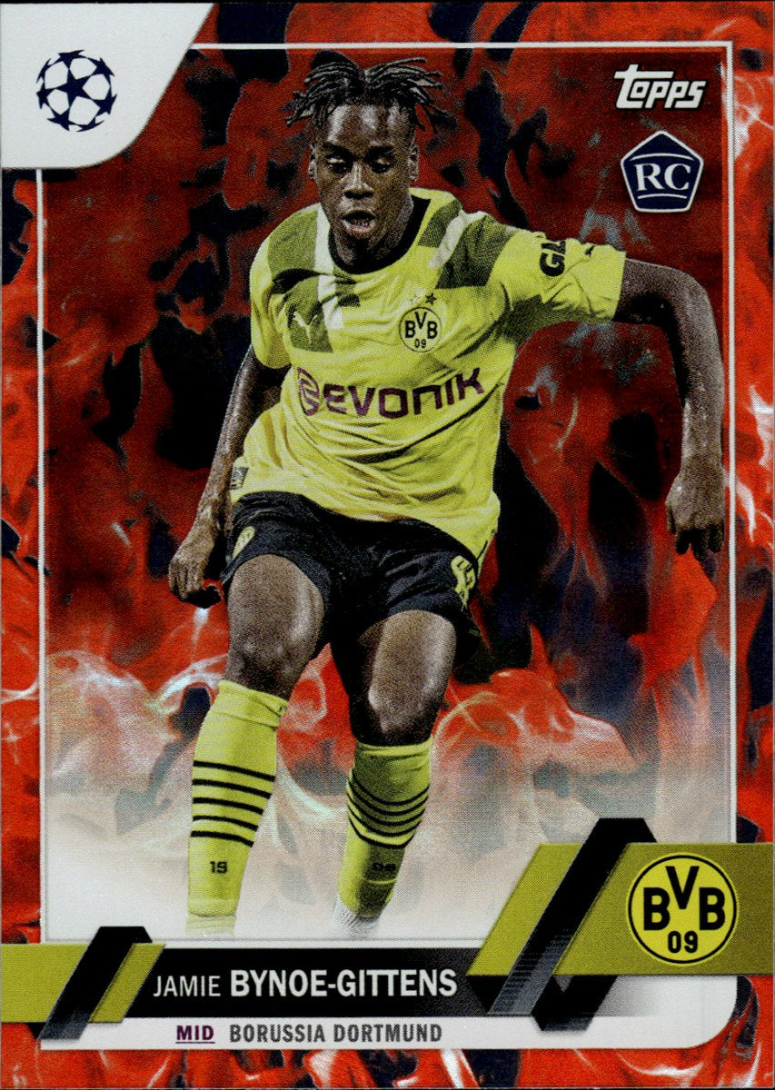 Jamie Bynoe-Gittens – Borussia Dortmund · 2022-23 Topps UEFA Club Competitions #43 RC – front