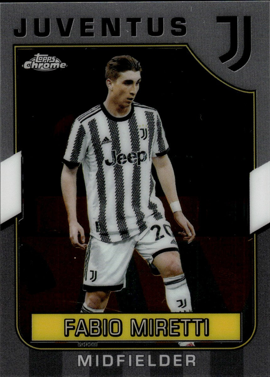 Fabio Miretti – Juventus · 2022-23 Topps Chrome Juventus #38 – front