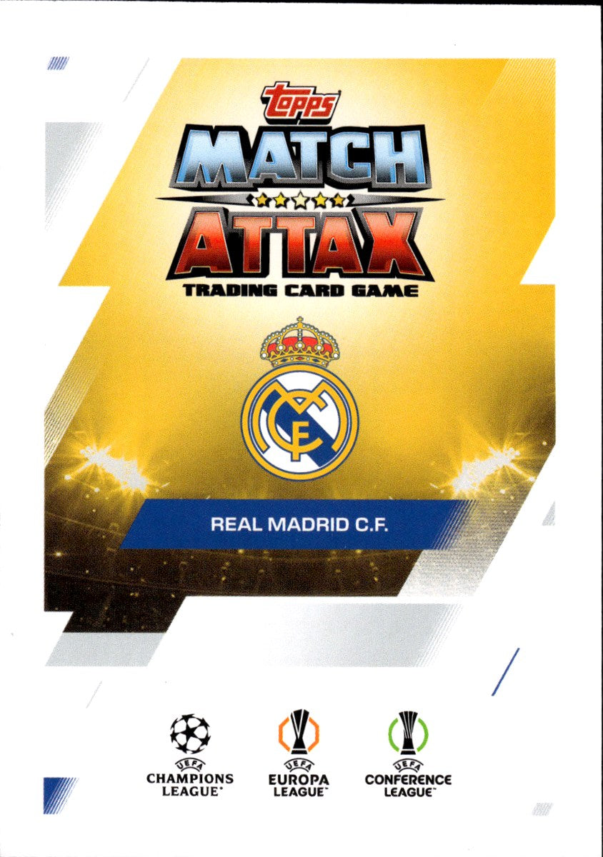 Real Madrid Team Badge · 2025-26 Topps Match Attax UEFA Club Competitions #118 – back