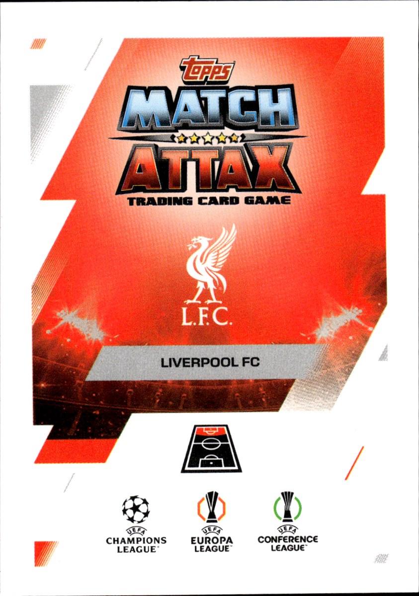 Cody Gakpo – Liverpool · 2025-26 Topps Match Attax UEFA Club Competitions Stealth Strike – back