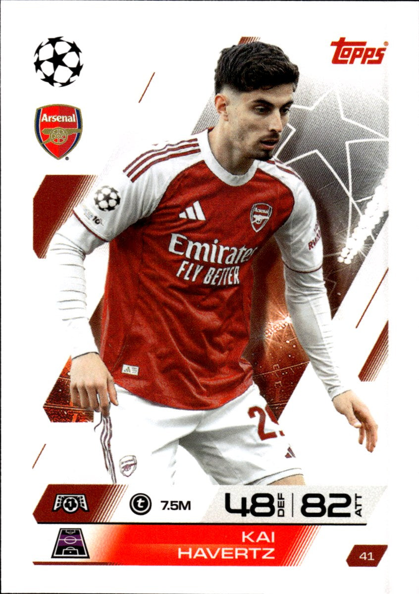 Kai Havertz – Arsenal · 2025-26 Topps Match Attax UEFA Club Competitions #41 – front