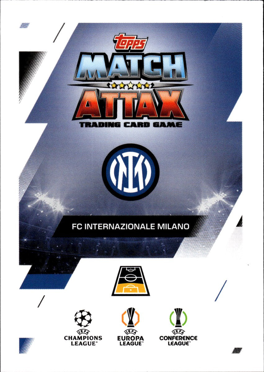 Denzel Dumfries – Inter · 2025-26 Topps Match Attax UEFA Club Competitions #257 – back