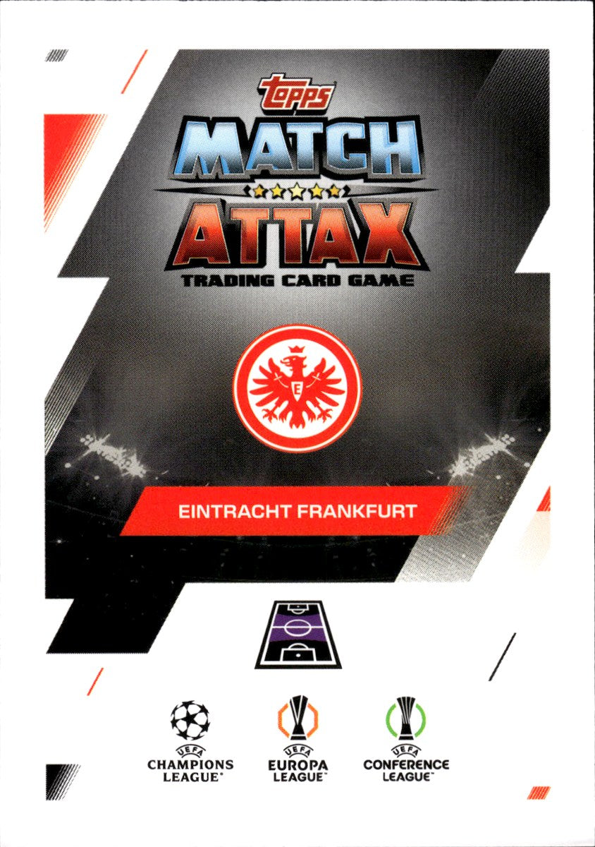 Mario Götze – Eintracht Frankfurt · 2025-26 Topps Match Attax UEFA Club Competitions #370 All-Action Hero – back