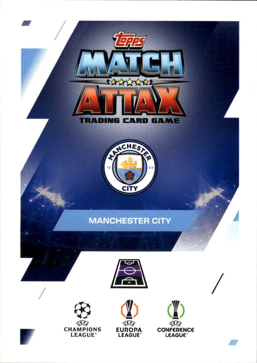 Rodri – Manchester City · 2025-26 Topps Match Attax UEFA Club Competitions #425 Magic Memories – back