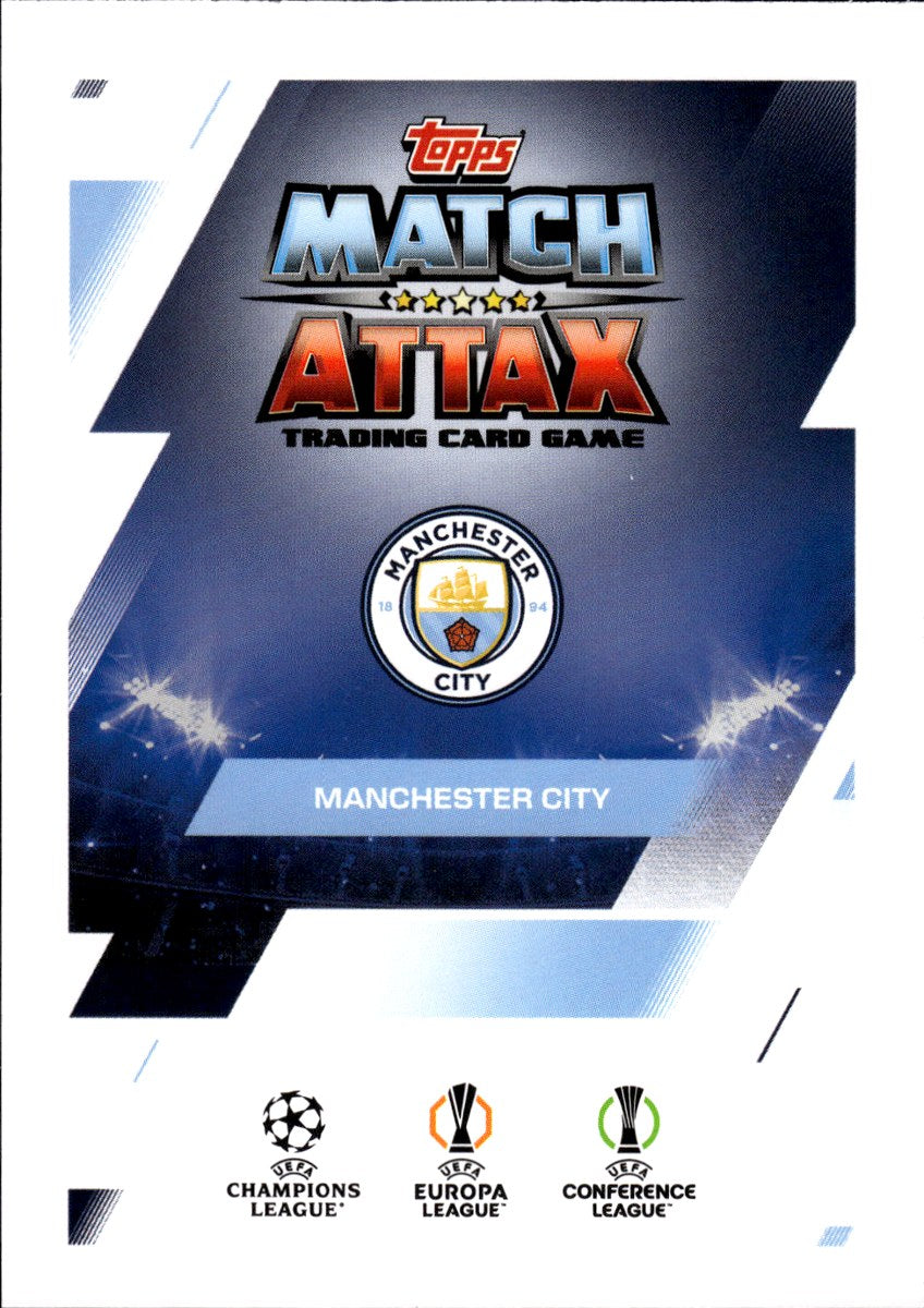 Manchester City Team Badge · 2025-26 Topps Match Attax UEFA Club Competitions #46 – back