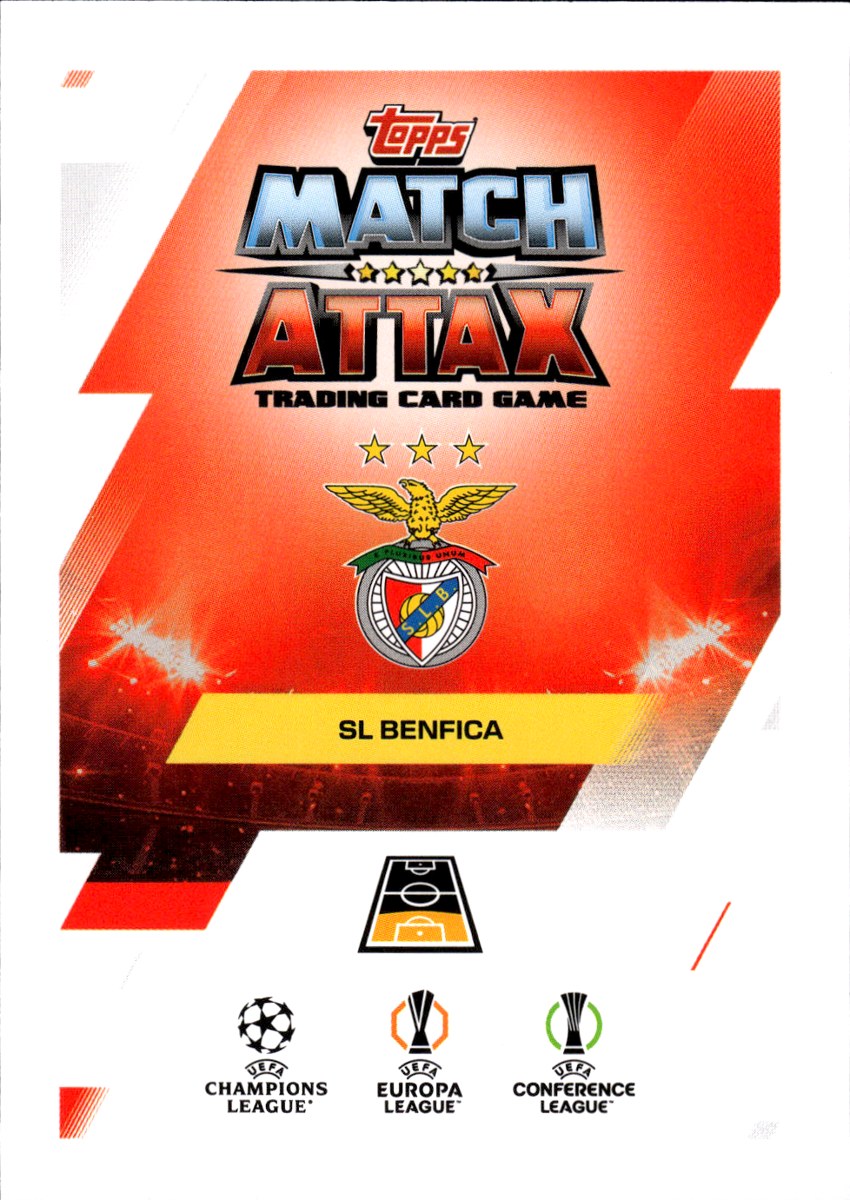 Nicolás Otamendi – Benfica · 2025-26 Topps Match Attax UEFA Club Competitions #210 Leader – back