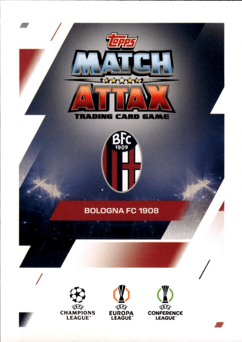 Bologna Team Badge · 2025-26 Topps Match Attax UEFA Club Competitions #271 – back