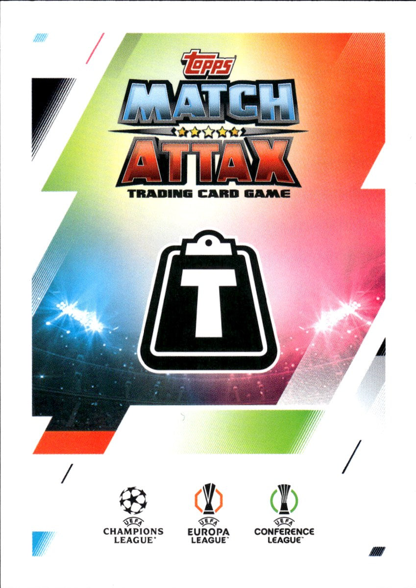 Game card (Agent/Referee/VAR/Injury) · 2025-26 Topps Match Attax UEFA Club Competitions #T1 – back