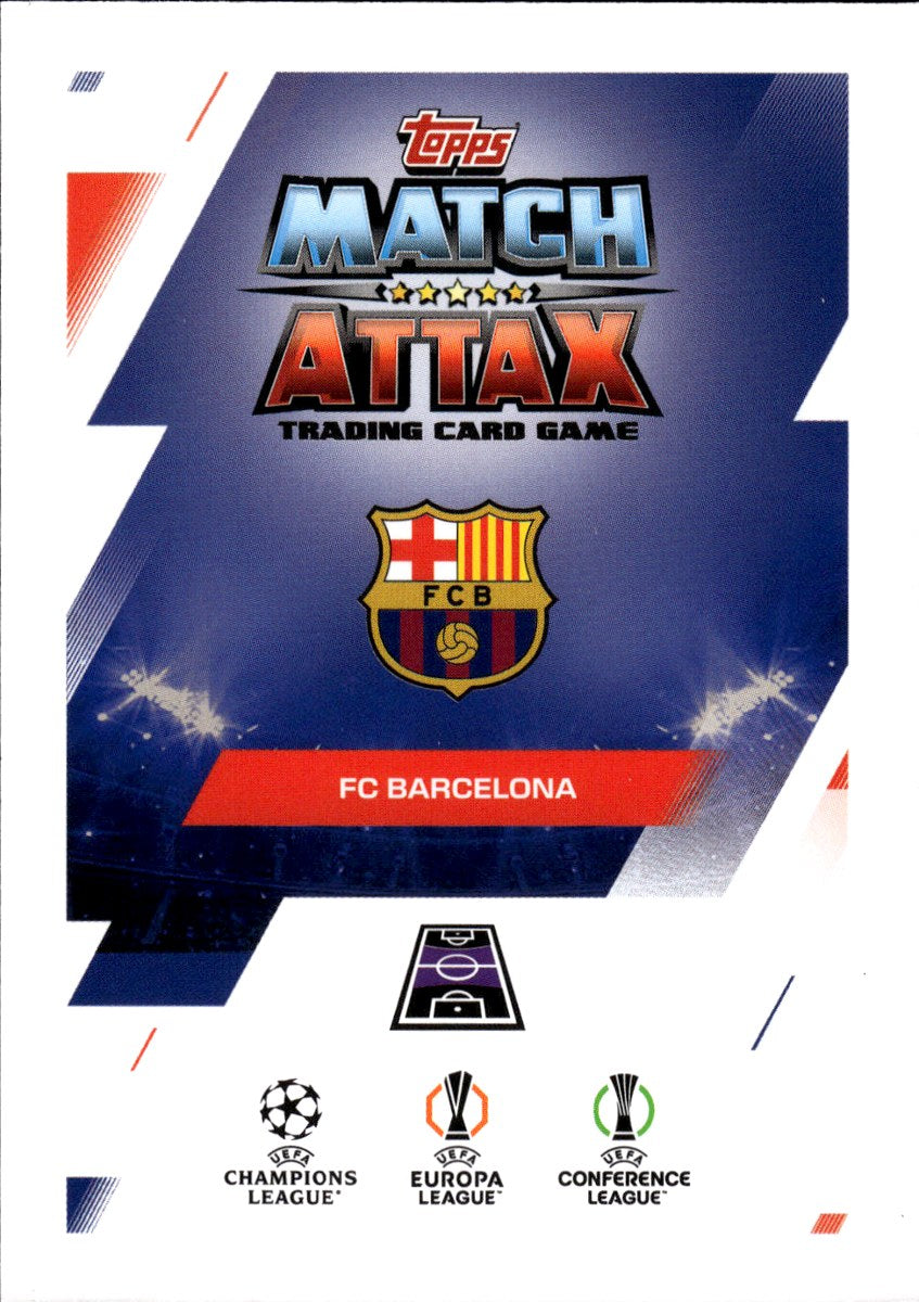 Dani Olmo – FC Barcelona · 2025-26 Topps Match Attax UEFA Club Competitions #383 Heritage – back