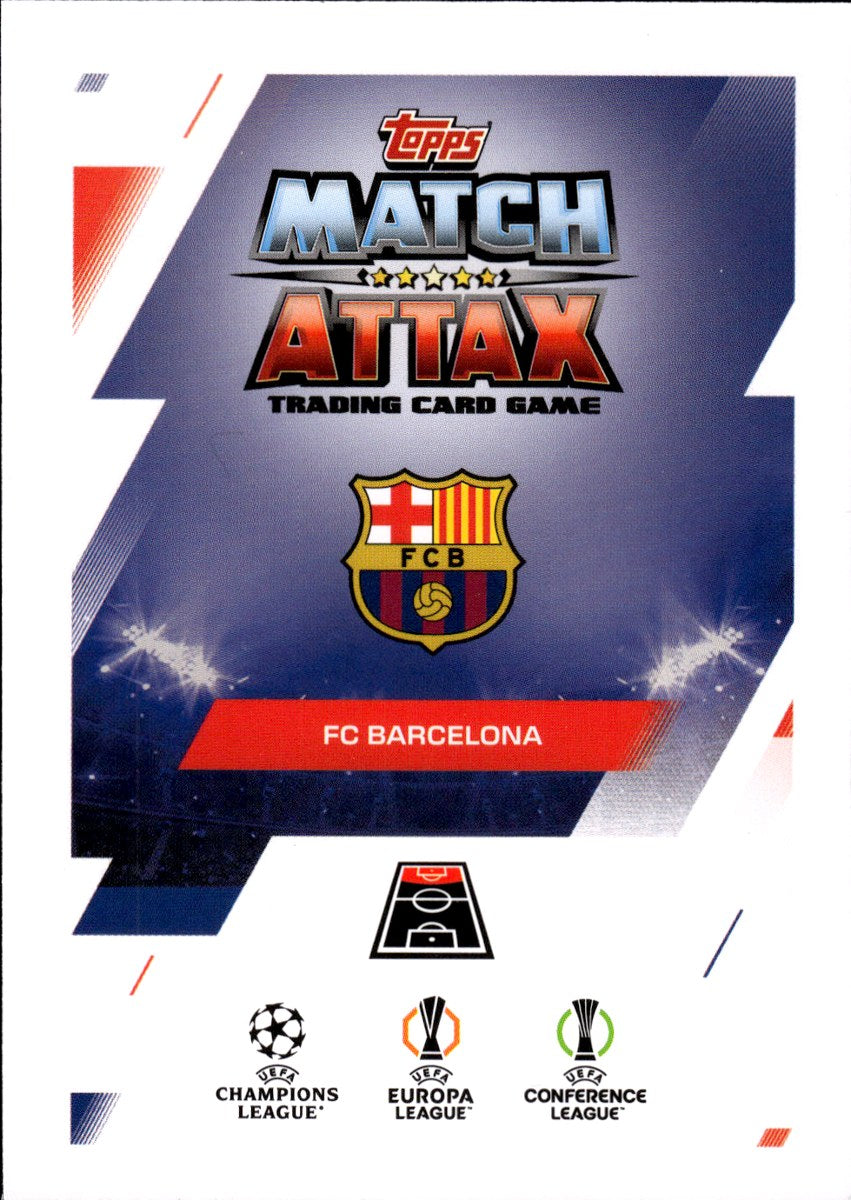 Ferran Torres – FC Barcelona · 2025-26 Topps Match Attax UEFA Club Competitions #115 – back