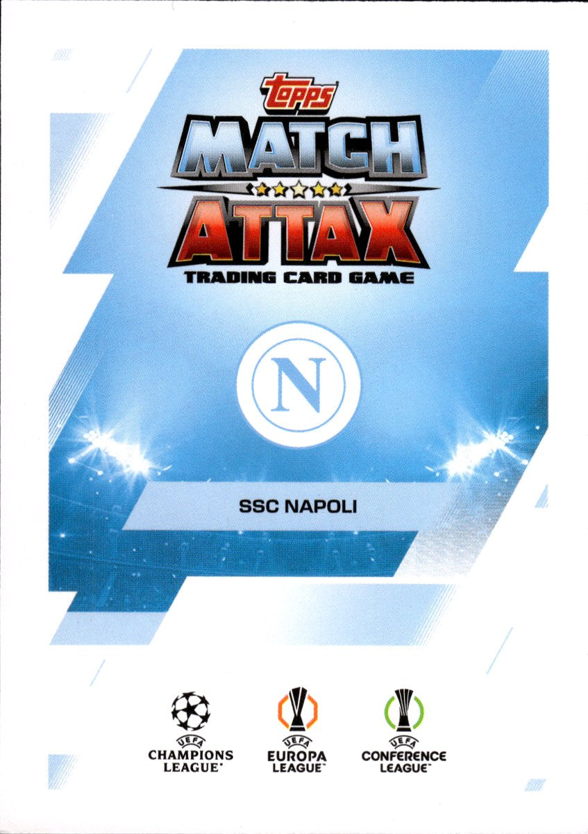 Napoli Team Badge · 2025-26 Topps Match Attax UEFA Club Competitions #244 – back