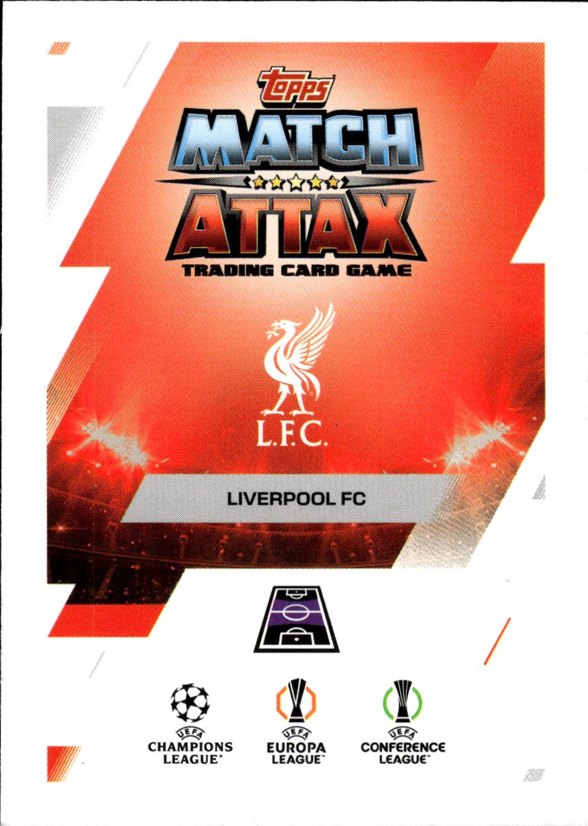 Xabi Alonso – Liverpool · 2025-26 Topps Match Attax UEFA Club Competitions #344 Cup Champion – back