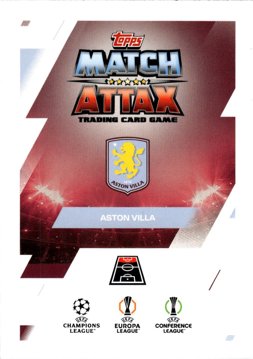 Donyell Malen – Aston Villa · 2025-26 Topps Match Attax UEFA Club Competitions #381 Heritage – back