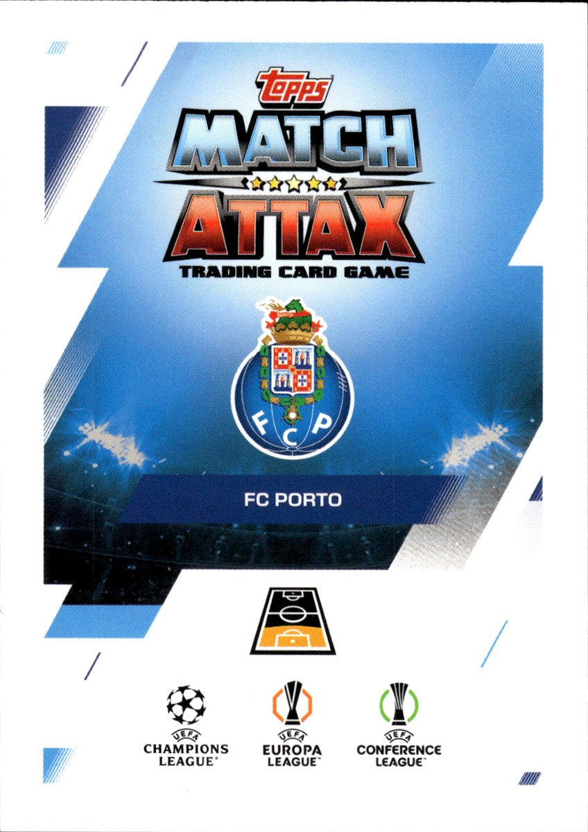 João Mário – FC Porto · 2025-26 Topps Match Attax UEFA Club Competitions #334 Man of the Match Wildcard – back
