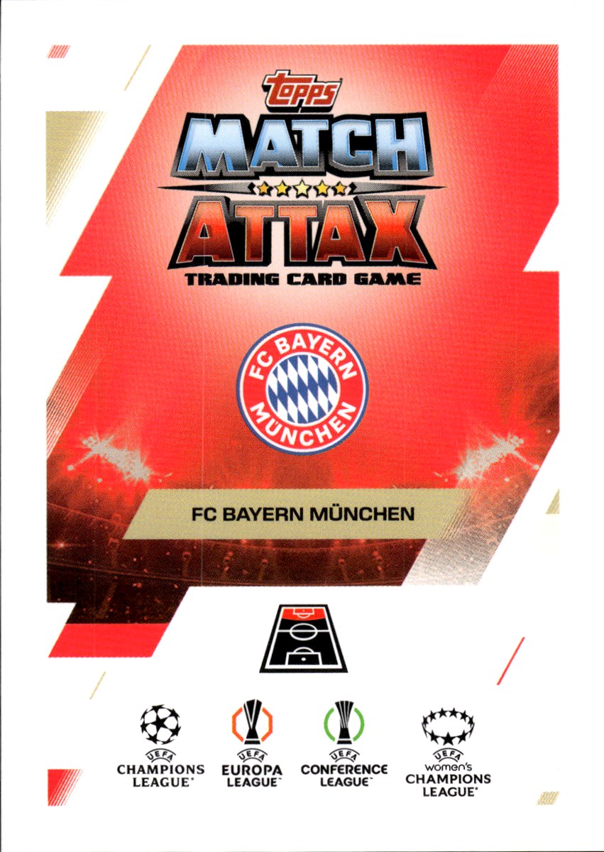 Harry Kane – Bayern München · 2025-26 Topps Match Attax UEFA Club Competitions Limited Edition (Goaliaths) – back