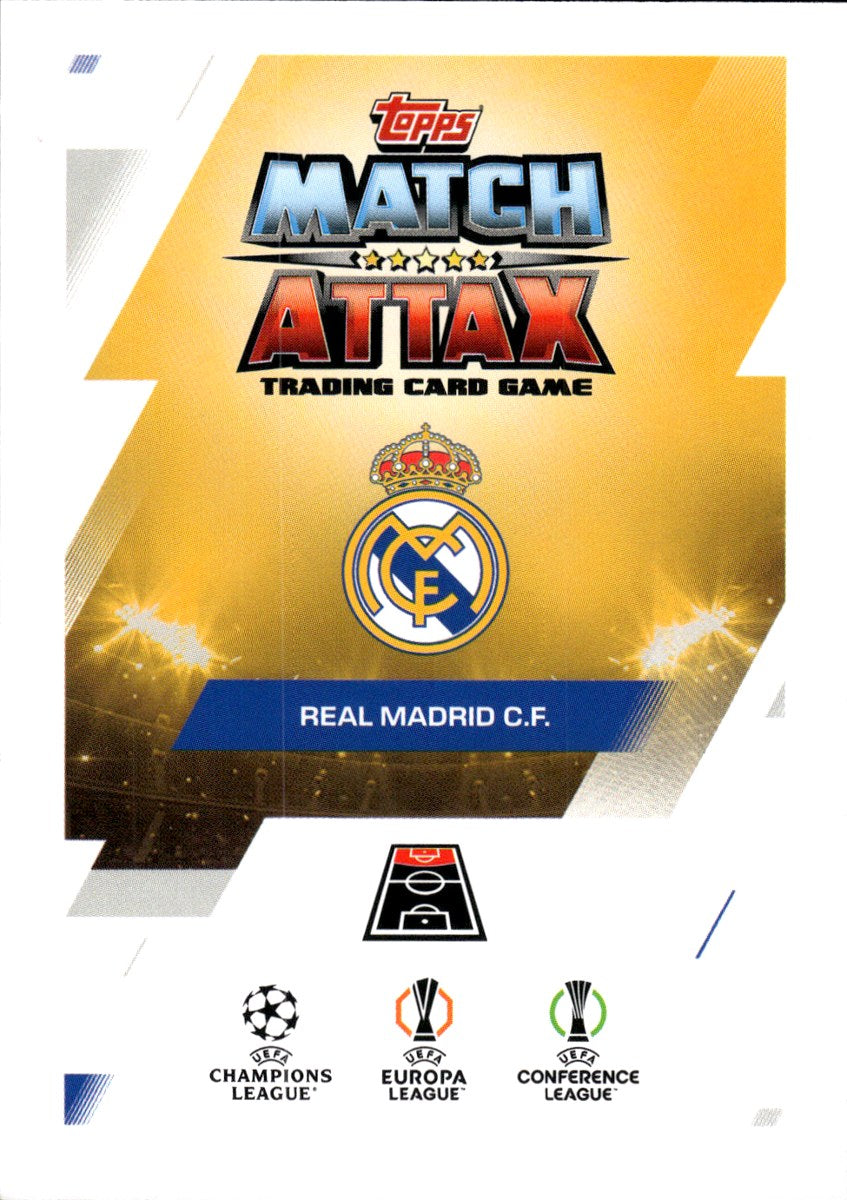 Raúl – Real Madrid · 2025-26 Topps Match Attax UEFA Club Competitions #354 Cup Champion – back
