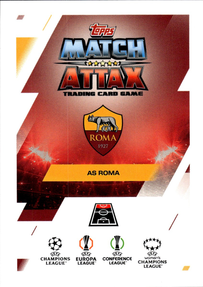 Paulo Dybala – AS Roma · 2025-26 Topps Match Attax Extra UEFA Club Competitions Kings of Europe – back