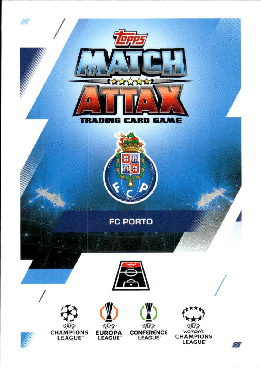 Pepê – FC Porto · 2025-26 Topps Match Attax Extra UEFA Club Competitions #190 Wingman – back