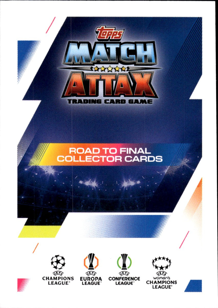 Budapest 26 Final · 2025-26 Topps Match Attax UEFA Club Competitions #316 – back