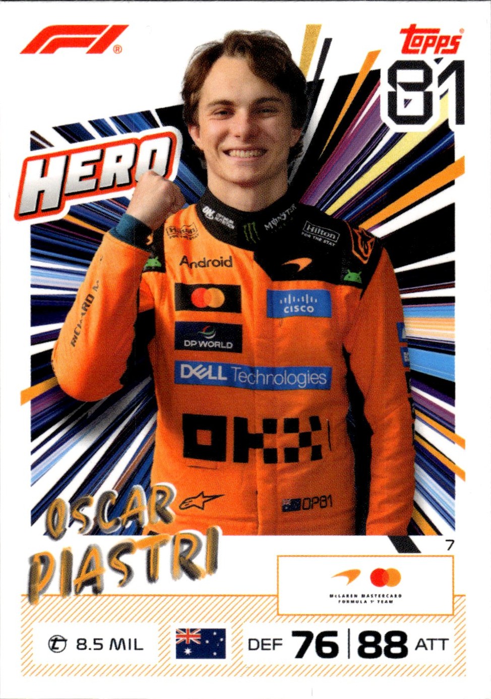 2026 Topps Turbo Attax F1 #7