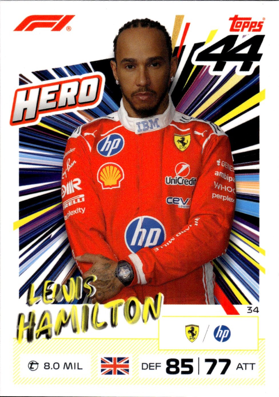 2026 Topps Turbo Attax F1 #34