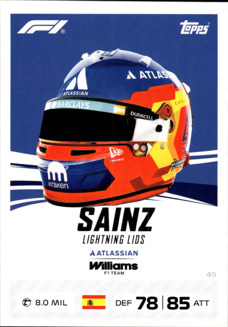 2026 Topps Turbo Attax F1 #45