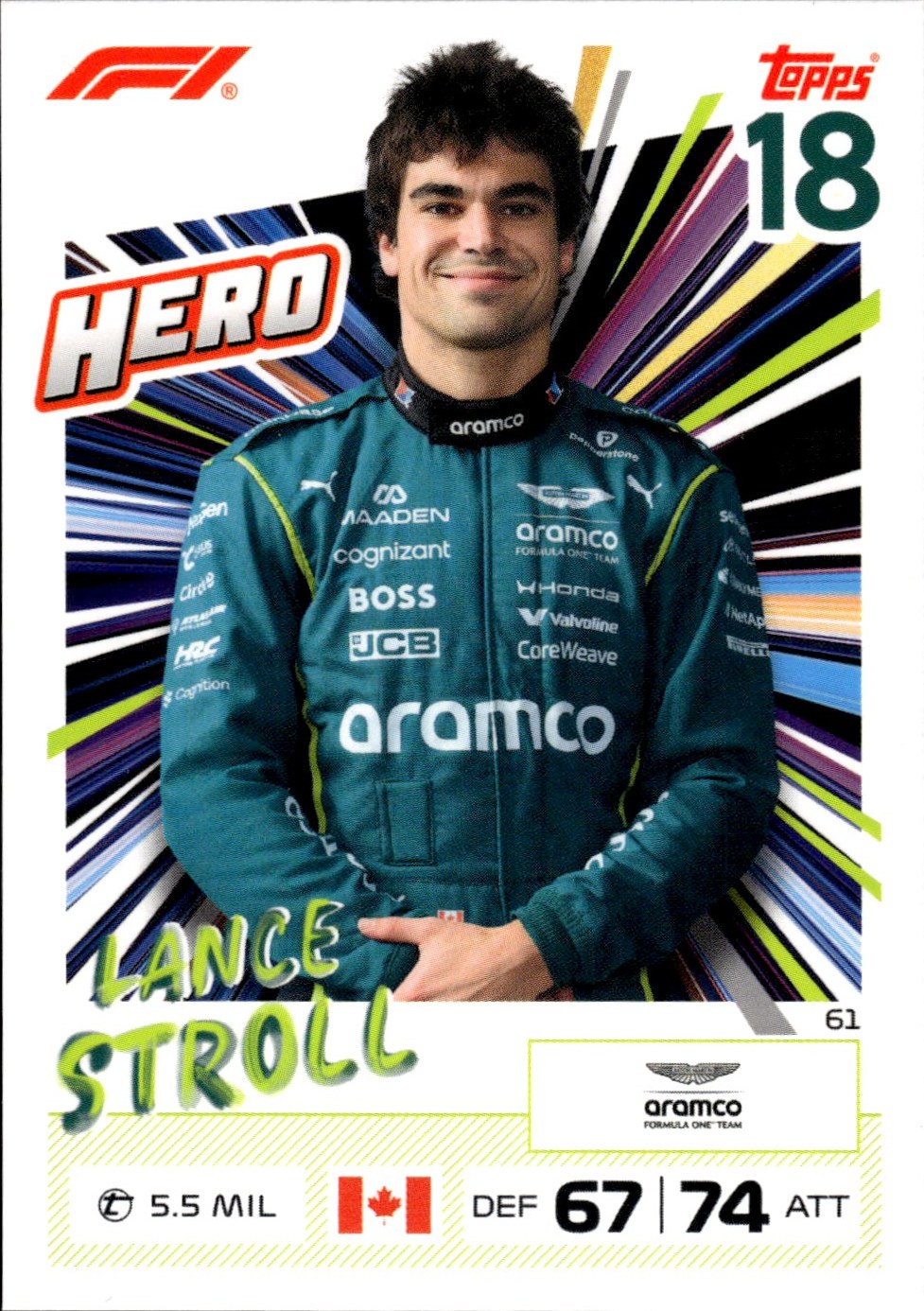 2026 Topps Turbo Attax F1 #61