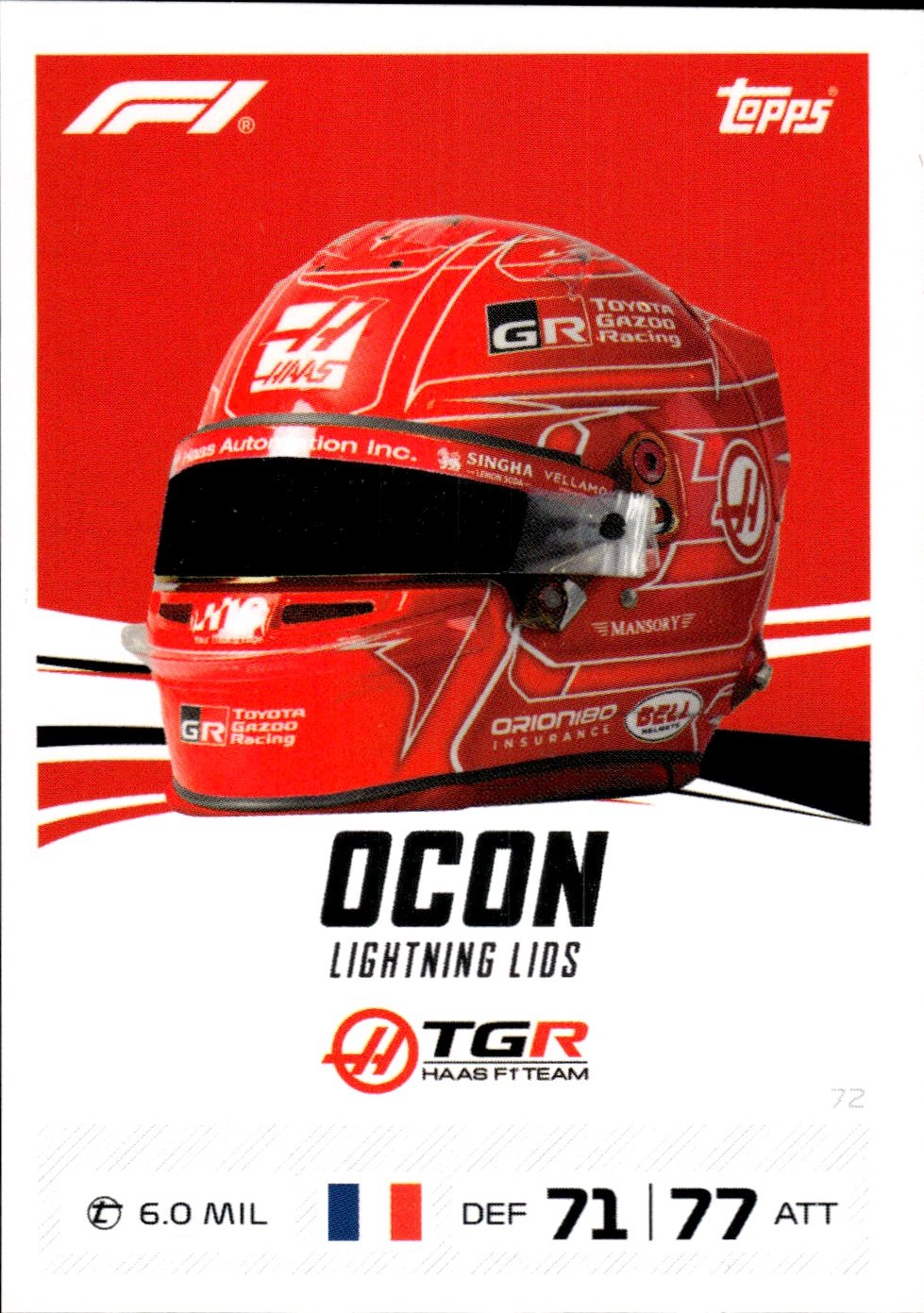 2026 Topps Turbo Attax F1 #72