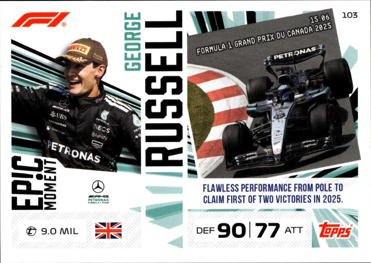 2026 Topps Turbo Attax F1 #103