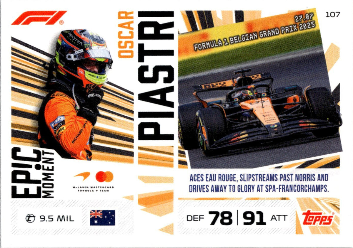 2026 Topps Turbo Attax F1 #107