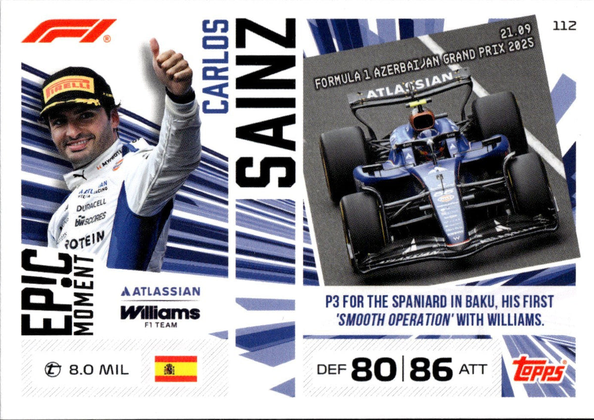 2026 Topps Turbo Attax F1 #112