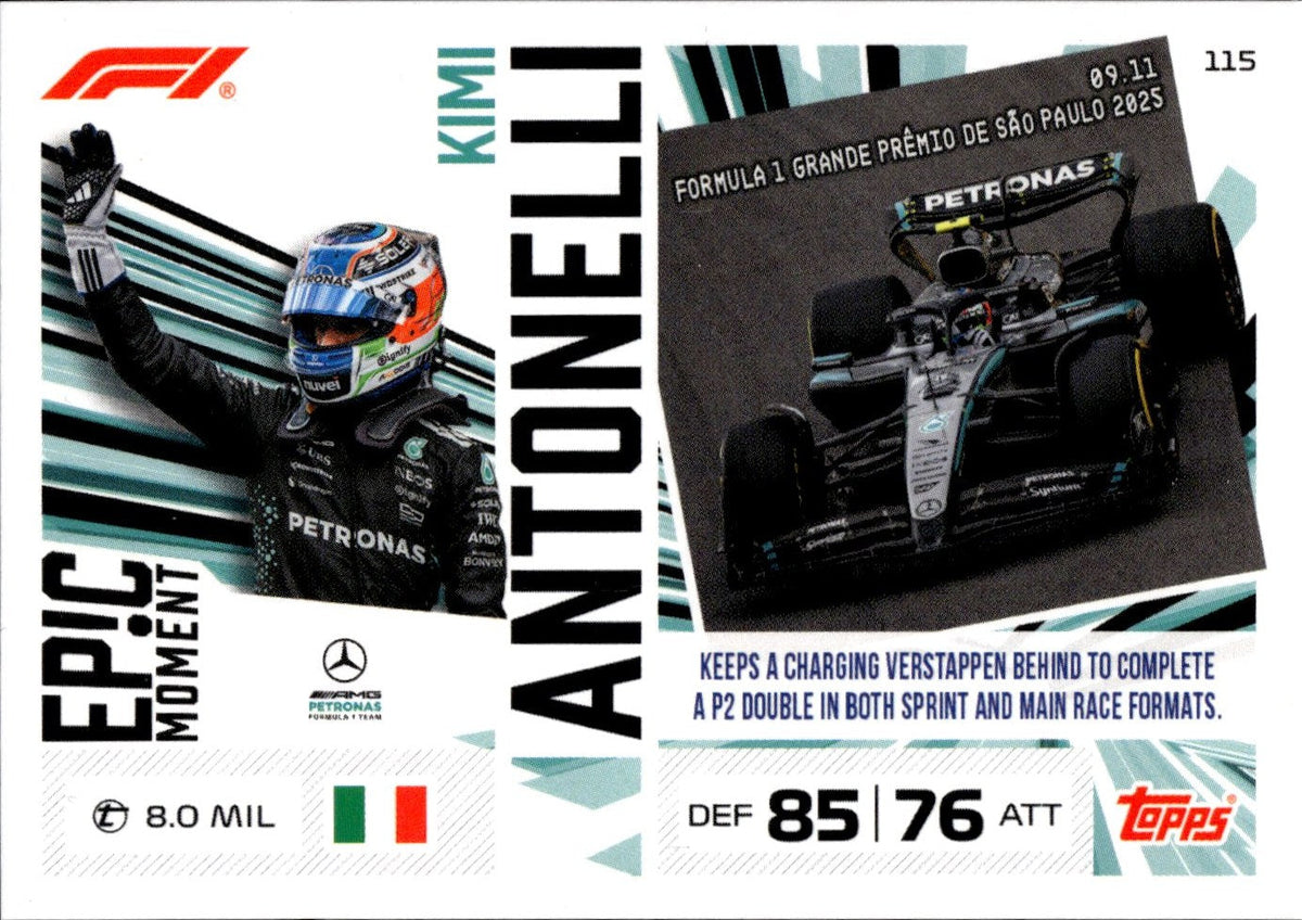 2026 Topps Turbo Attax F1 #115