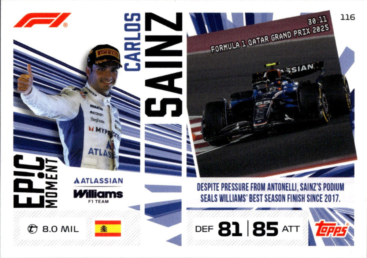 2026 Topps Turbo Attax F1 #116