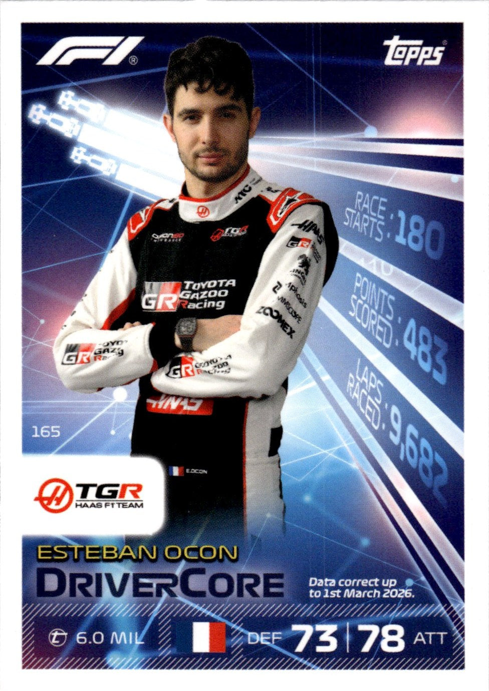 2026 Topps Turbo Attax F1 #165