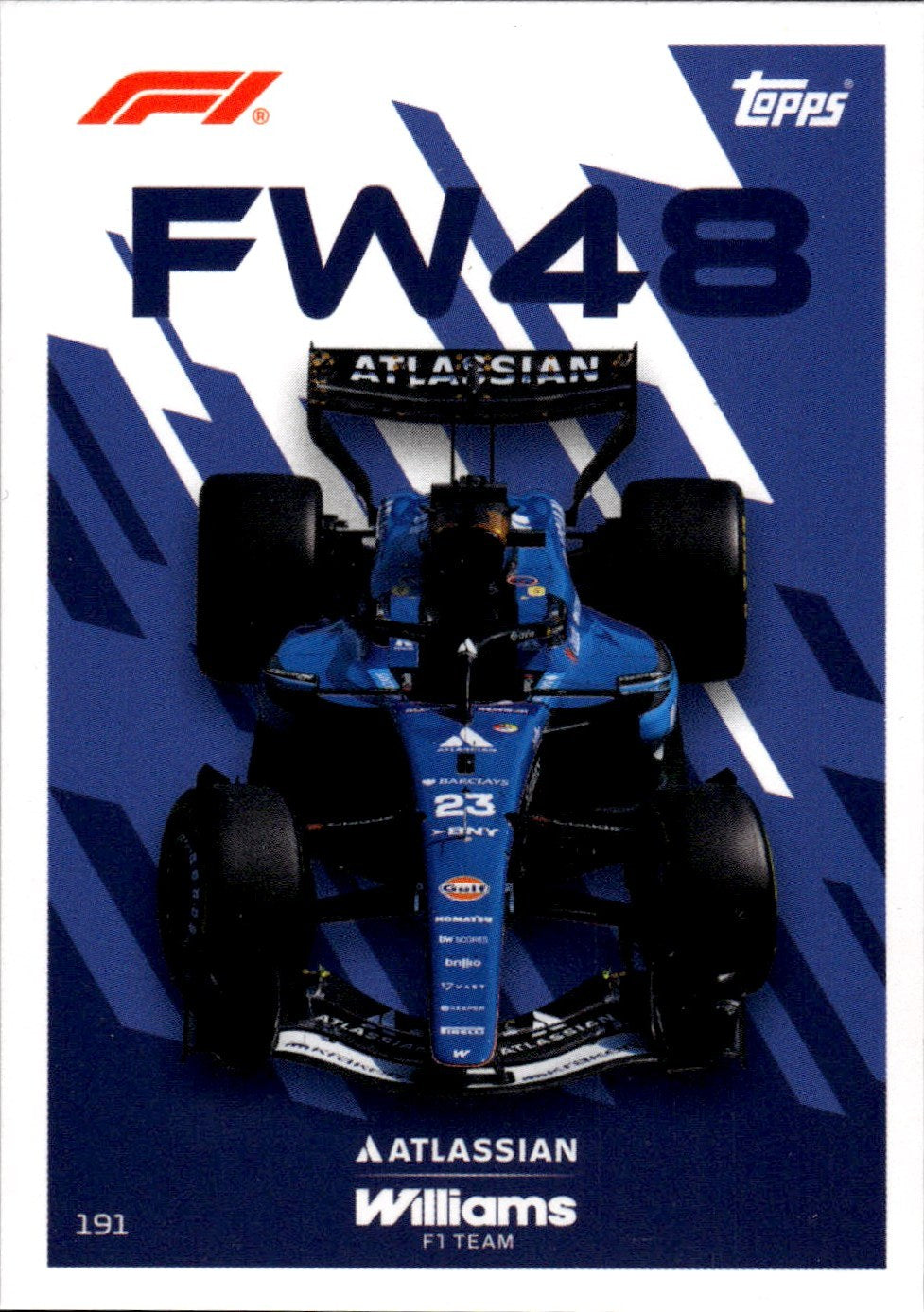 2026 Topps Turbo Attax F1 #191