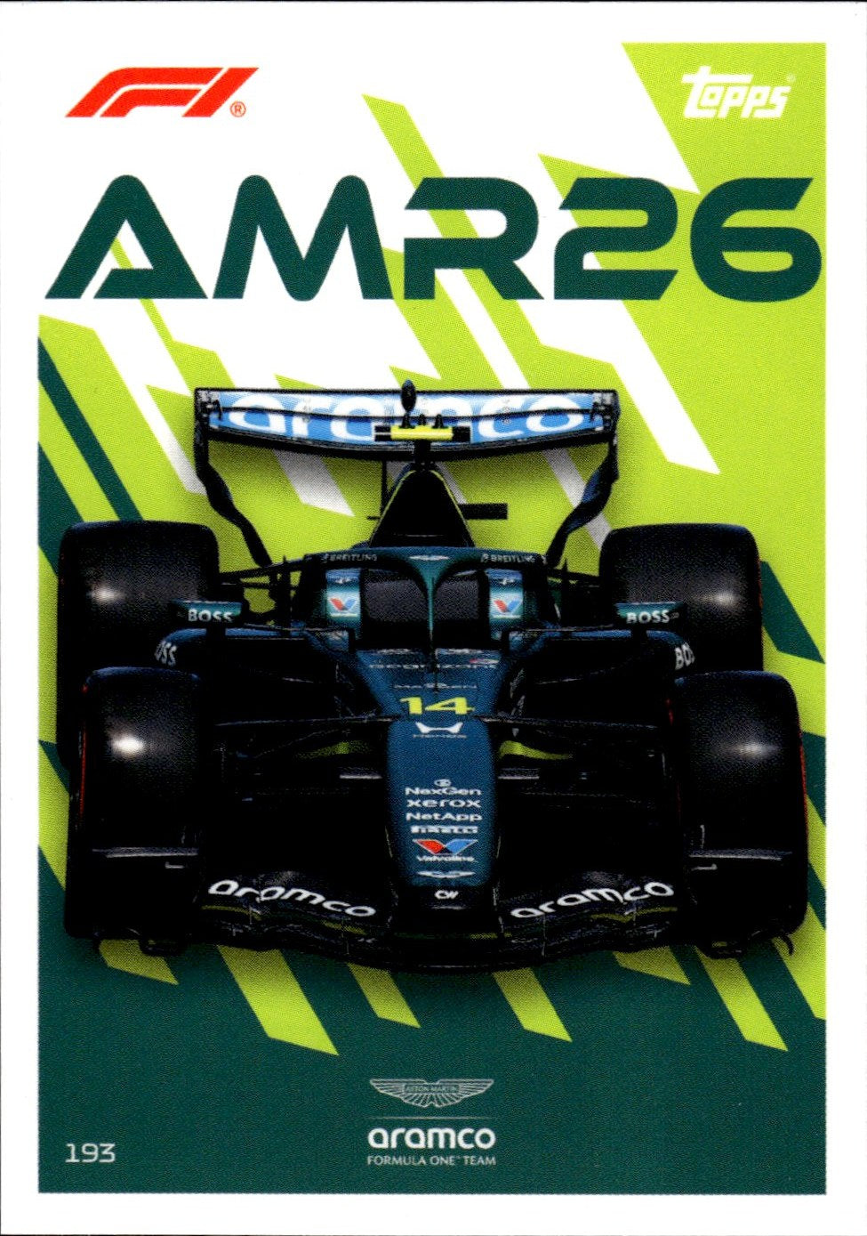 2026 Topps Turbo Attax F1 #193